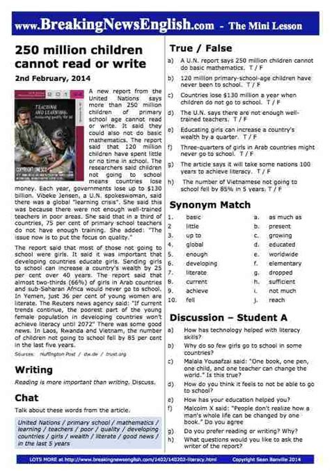 breaking news english level 1|Level 1 .
